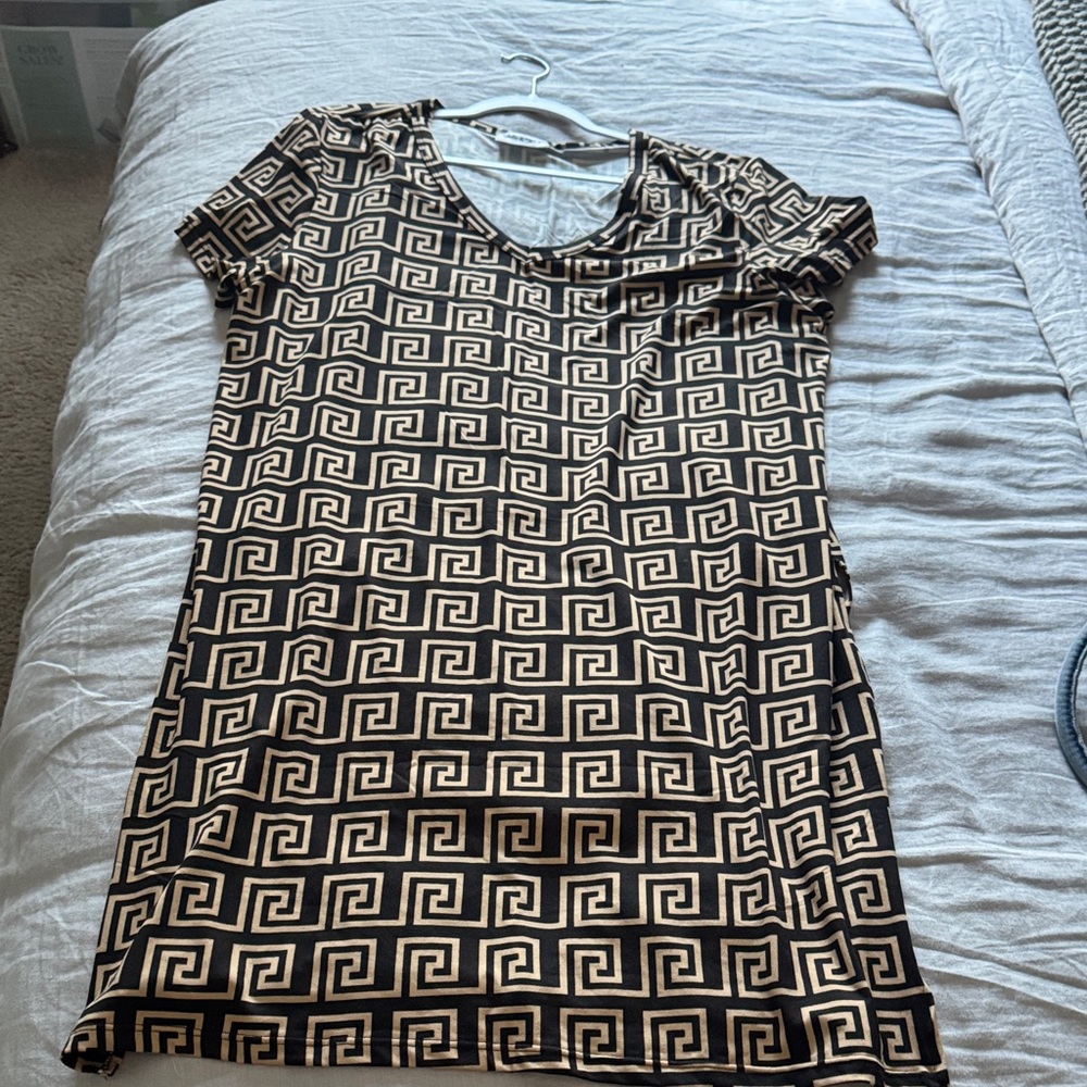 Geometric Patterned Dress